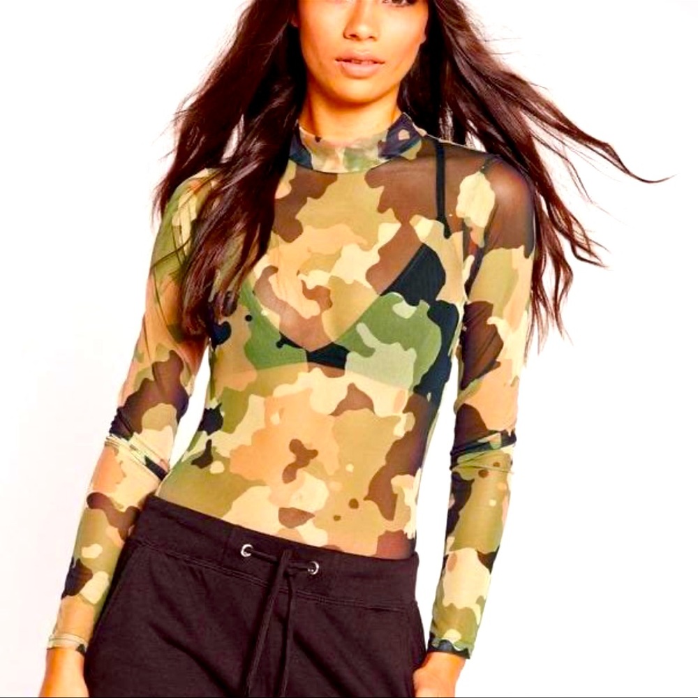 Army fatigue bodysuit